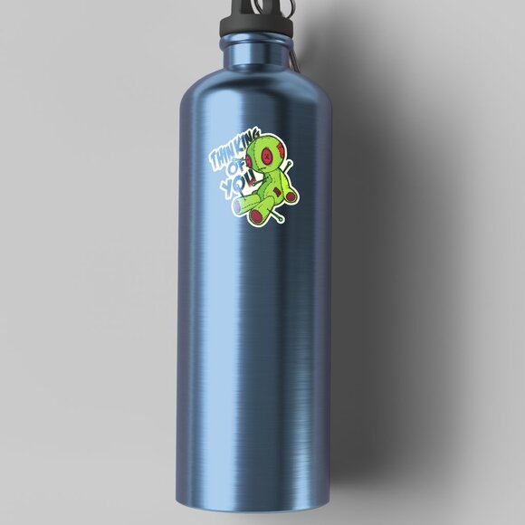 3pc - Thinking of You Voodoo Doll Sticker Decal Pack – Tumbler, Laptop - Picture 4 of 8